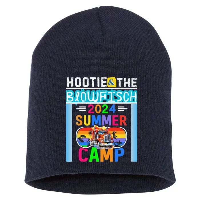 Small & The Blowfish Summer Camp With Trucks Short Acrylic Beanie