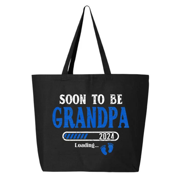 Soon To Be Grandpa Est.2024 New Grandpa 25L Jumbo Tote