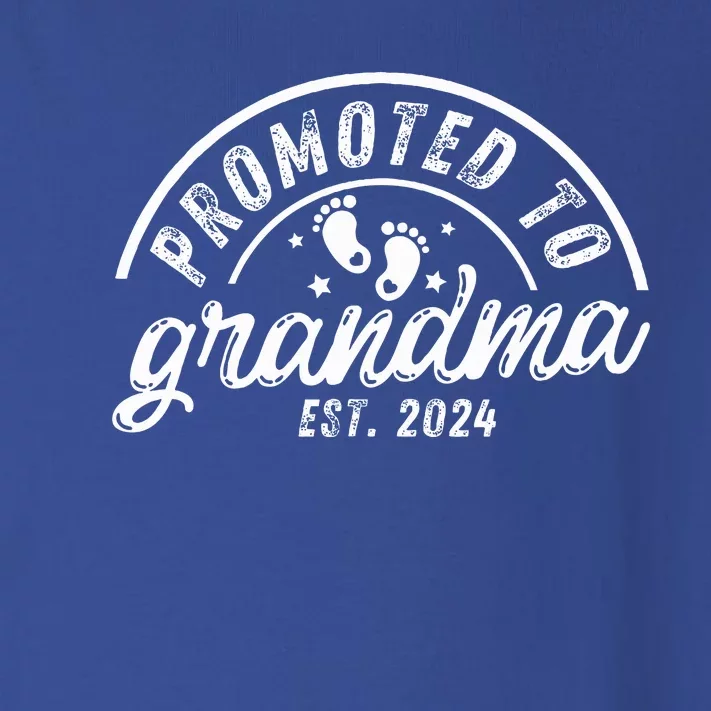 Soon to Be Grandma 2024 Promoted to Grandma Est 2024 Toddler Long Sleeve Shirt