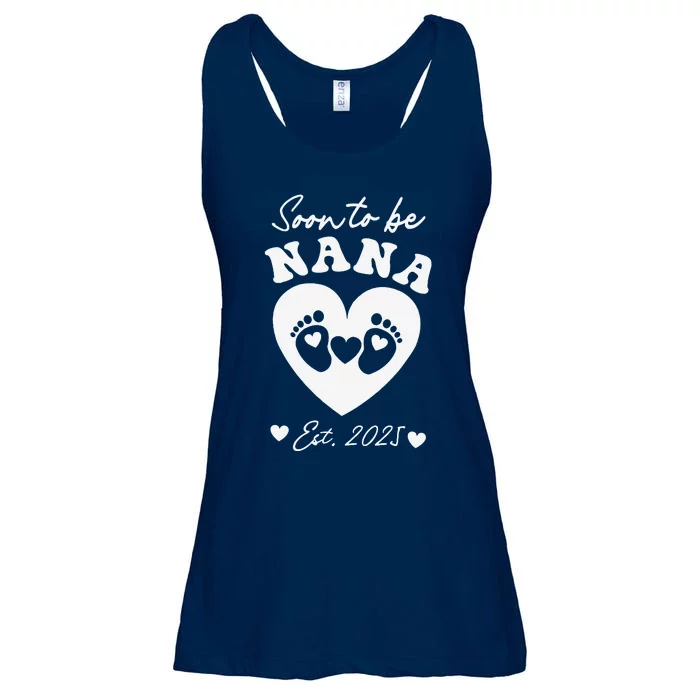 Soon To Be Nana 2025 Mothers Day First Time Mom Pregnancy Ladies Essential Flowy Tank