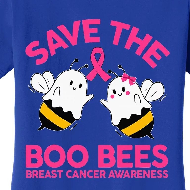 Save The Boobees Boo Bees Breast Cancer Halloween Women's T-Shirt