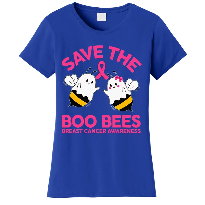 Save The Boobees Boo Bees Breast Cancer Halloween Women's T-Shirt