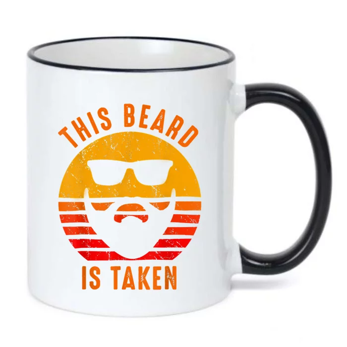 Sorry This Beard Is Taken Funny Valentines Day Gifts For Him Black Color Changing Mug