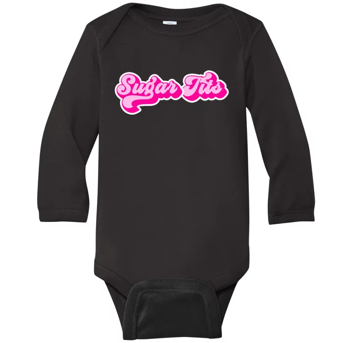 Sugar Tits Bubblegum Baby Long Sleeve Bodysuit