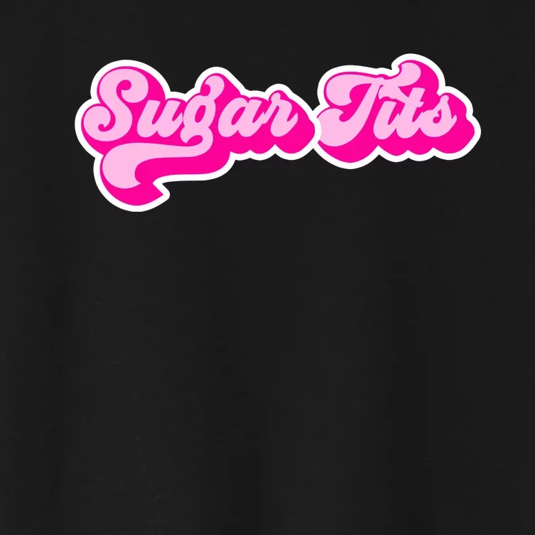 Sugar Tits Bubblegum Women's Crop Top Tee