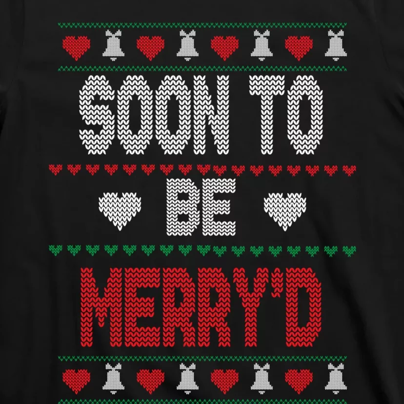 Soon To Be Married MerryD Christmas Bride And Groom Couples T-Shirt