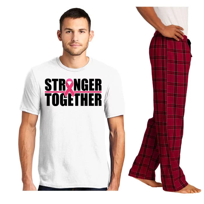 Stronger Together Breast Cancer Awareness Pajama Set