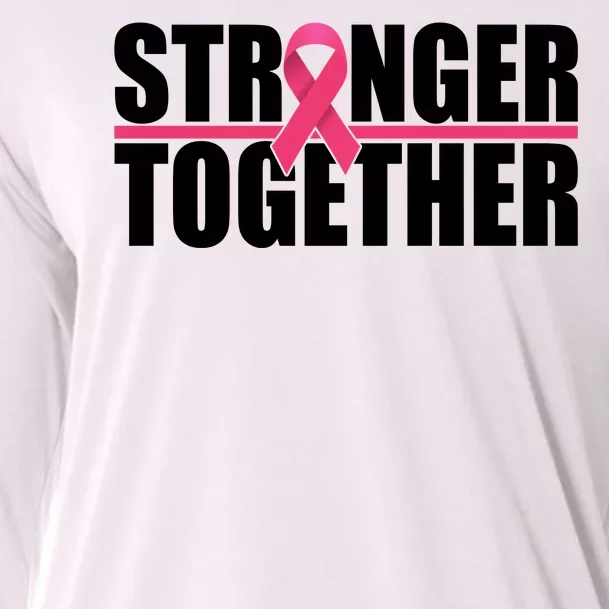 Stronger Together Breast Cancer Awareness Cooling Performance Long Sleeve Crew