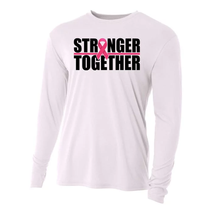 Stronger Together Breast Cancer Awareness Cooling Performance Long Sleeve Crew