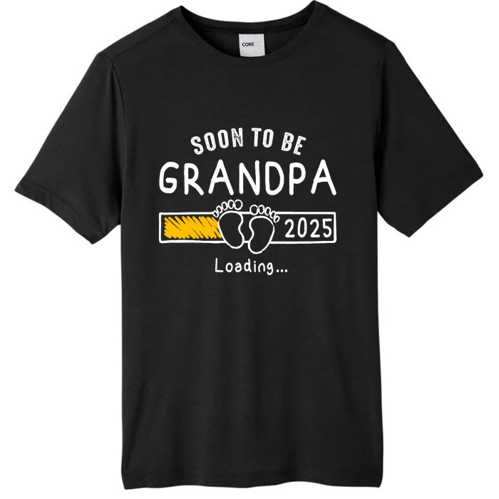 Soon To Be Grandpa 2025 Loading Promoted To Grandpa 2025 ChromaSoft Performance T-Shirt