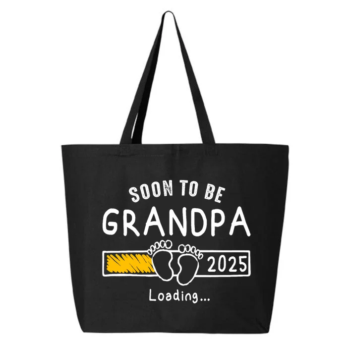 Soon To Be Grandpa 2025 Loading Promoted To Grandpa 2025 25L Jumbo Tote