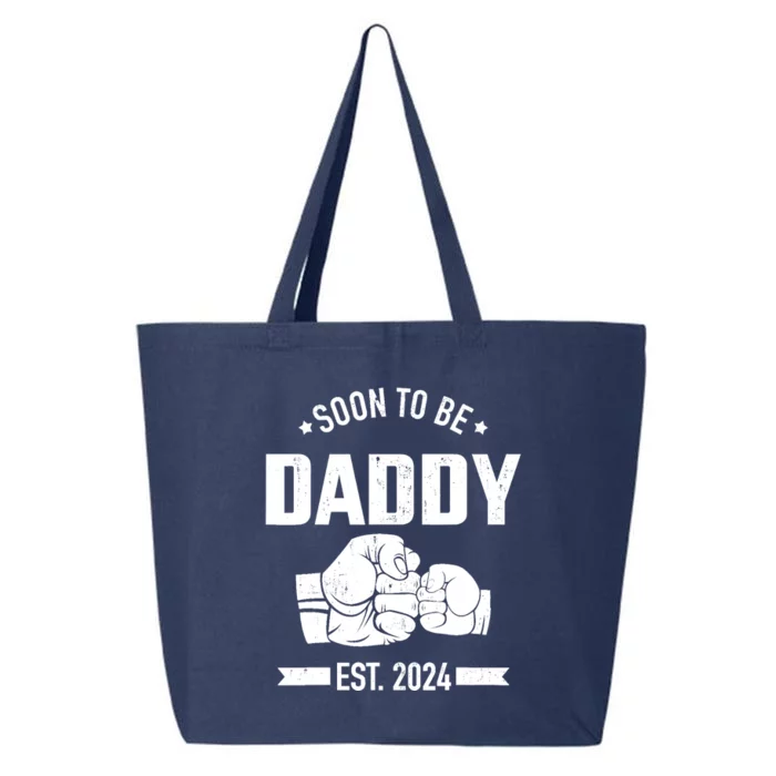 Soon To Be Daddy Est. 2024 For Dad Pregnancy Announcement 25L Jumbo Tote