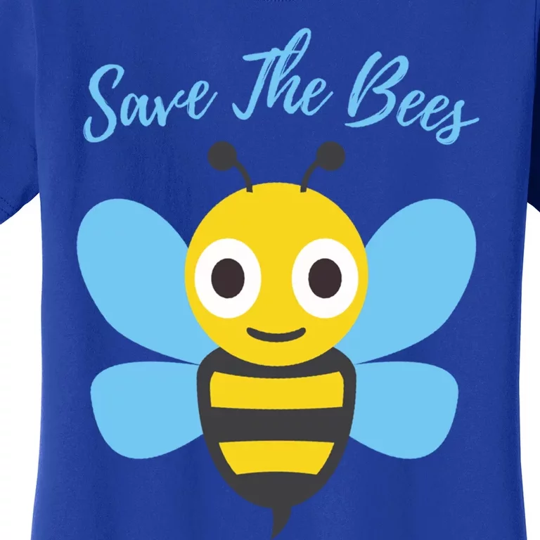 Save The Bees Cute Bee Illustration Gift Adults Cool Gift Women's T-Shirt