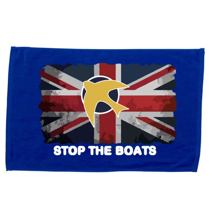 Stop The Boats Microfiber Hand Towel