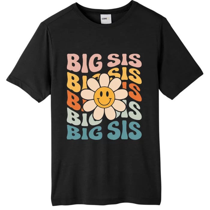 Soon To Be New Big Sister Retro Proud Big Sis Announcement ChromaSoft Performance T-Shirt