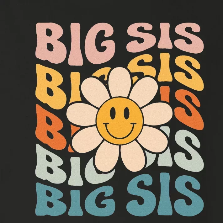 Soon To Be New Big Sister Retro Proud Big Sis Announcement Toddler Long Sleeve Shirt