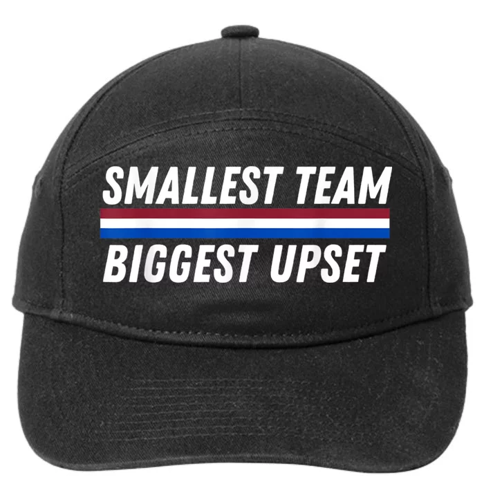 Smallest Team Biggest Upset 7-Panel Snapback Hat