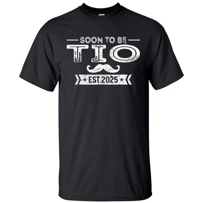 Soon To Be Tio Est 2025 Pregnancy Announcement Uncle Tall T-Shirt