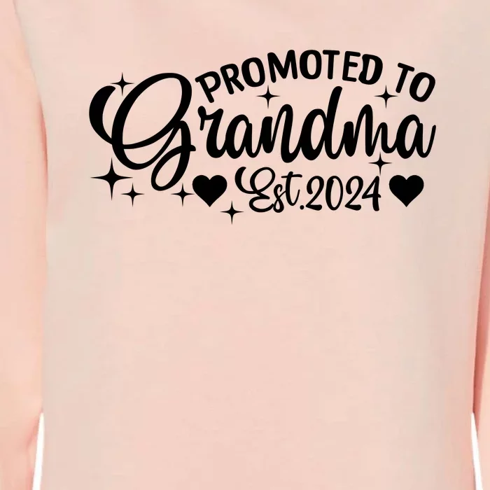 Soon To Be Grandma 2024 Gift Promoted To Grandma Est 2024 Womens California Wash Sweatshirt