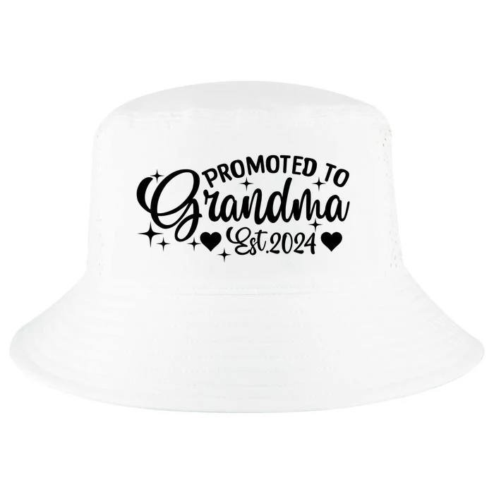 Soon To Be Grandma 2024 Gift Promoted To Grandma Est 2024 Cool Comfort Performance Bucket Hat