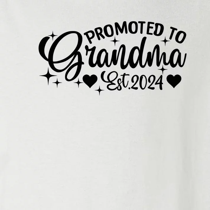 Soon To Be Grandma 2024 Gift Promoted To Grandma Est 2024 Toddler Long Sleeve Shirt