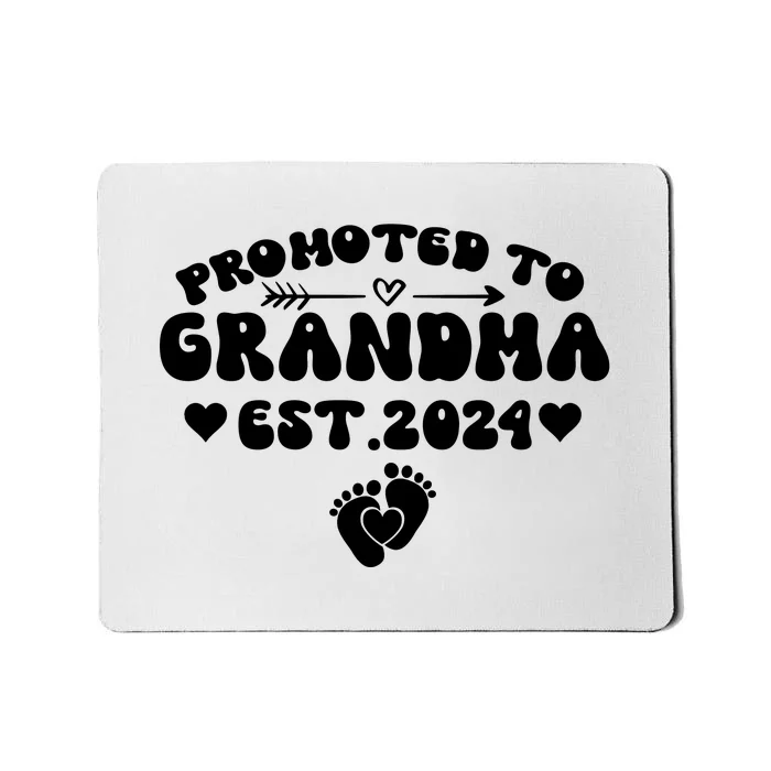 Soon To Be Grandma 2024 Gift Promoted To Grandma Est 2024 Mousepad