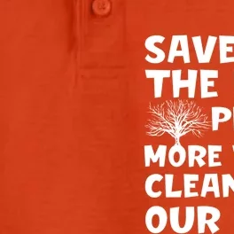 Save The Bees Plant More Trees Celebration Earth Day Gift Dry Zone Grid Performance Polo