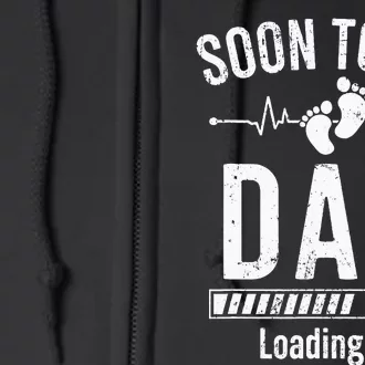 Soon To Be Dad Est 2025 New Dad To Be 2025 Full Zip Hoodie