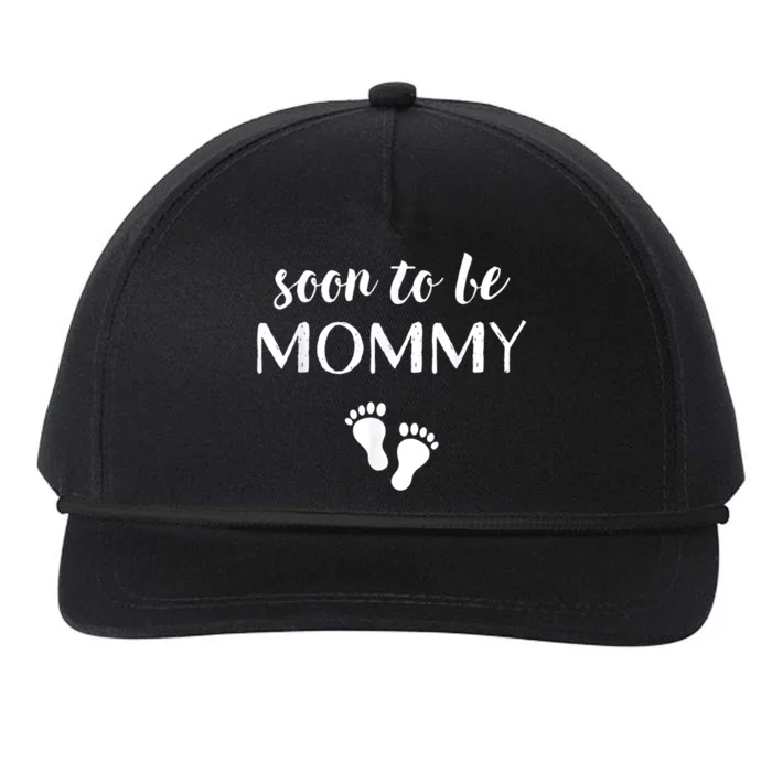 Soon To Be Mommy Mom Funny Pregnancy For Women Snapback Five-Panel Rope Hat