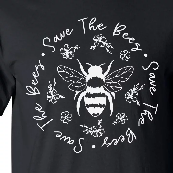 Save The Bees Conserve Endangered Bees Tall T-Shirt