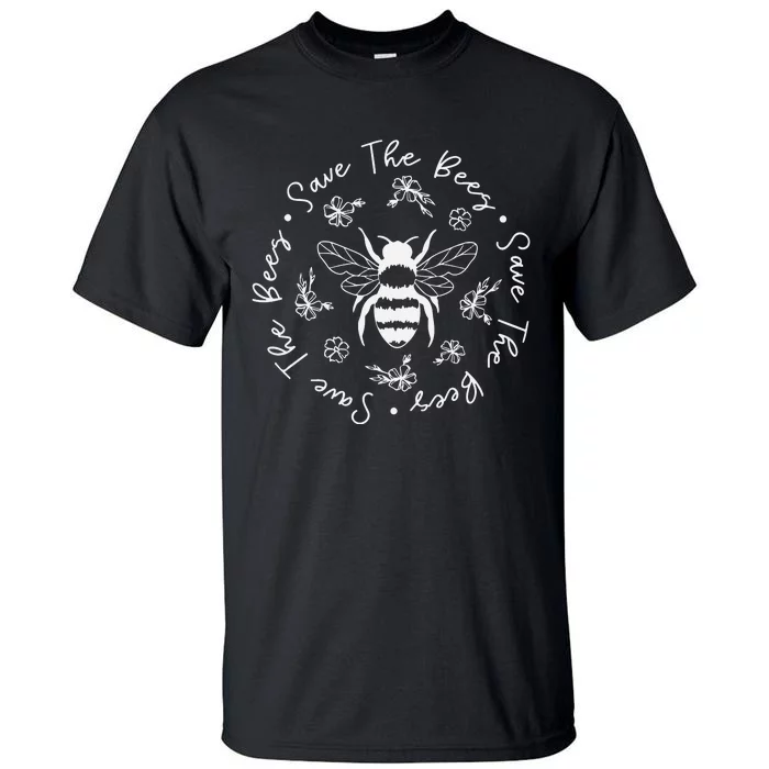 Save The Bees Conserve Endangered Bees Tall T-Shirt