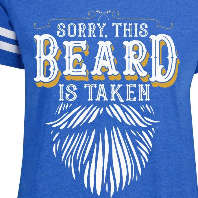 Sorry This Beard Is Taken Country Enza Ladies Jersey Football T-Shirt