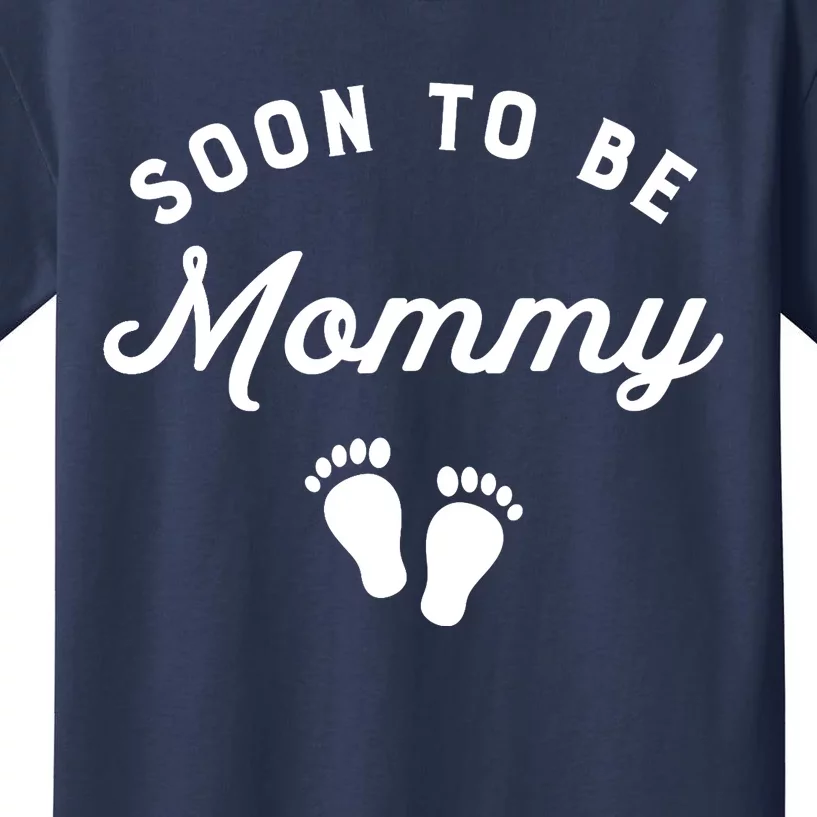 Soon To Be Mommy Funny Pregnancy Announcement Mom Kids T-Shirt