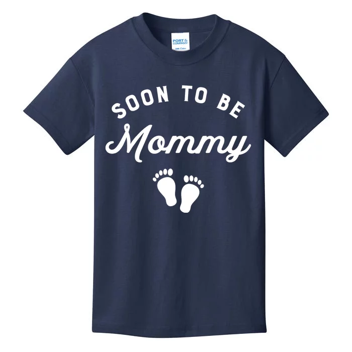 Soon To Be Mommy Funny Pregnancy Announcement Mom Kids T-Shirt