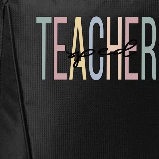 Sped Teacher Boho Special Education Teacher Meaningful Gift City Backpack