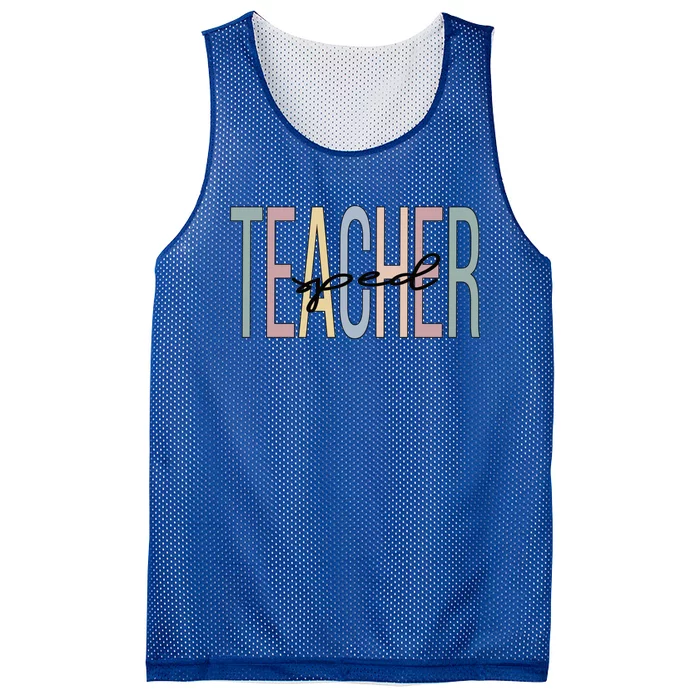 Sped Teacher Boho Special Education Teacher Meaningful Gift Mesh Reversible Basketball Jersey Tank