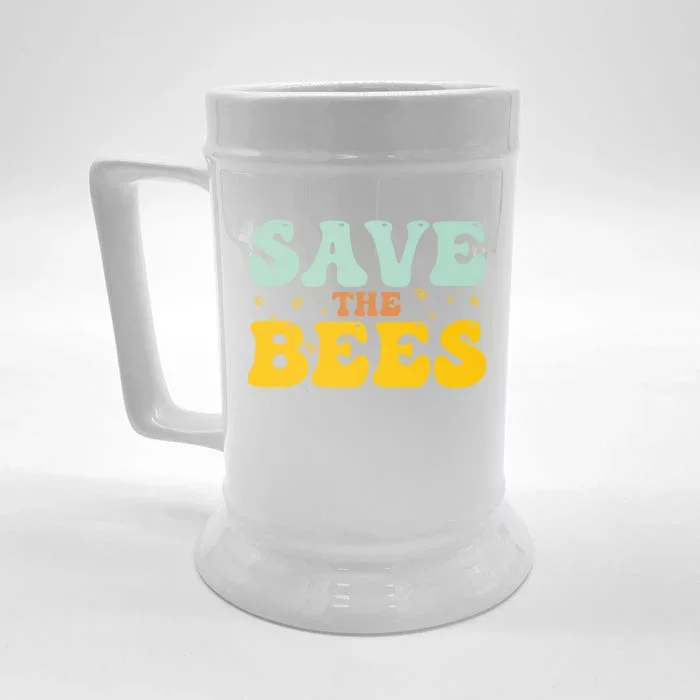 Save The Bees Beekeeper Bee Day 2024 Gift Front & Back Beer Stein