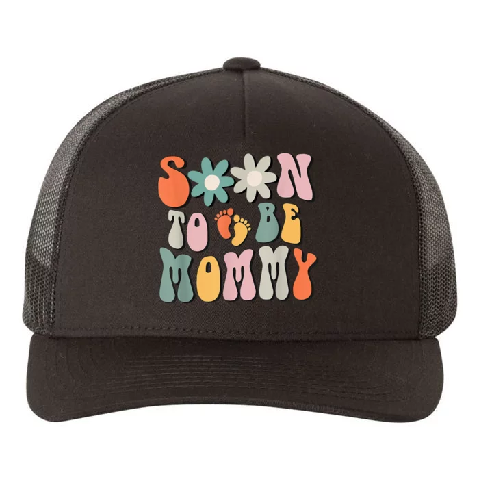 Soon To Be Mommy Gifts Pregnancy Announcement Mom To Be Yupoong Adult 5-Panel Trucker Hat