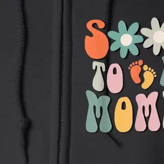 Soon To Be Mommy Gifts Pregnancy Announcement Mom To Be Full Zip Hoodie