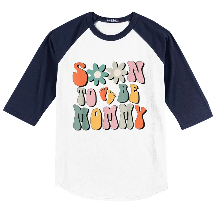 Soon To Be Mommy Gifts Pregnancy Announcement Mom To Be Baseball Sleeve Shirt