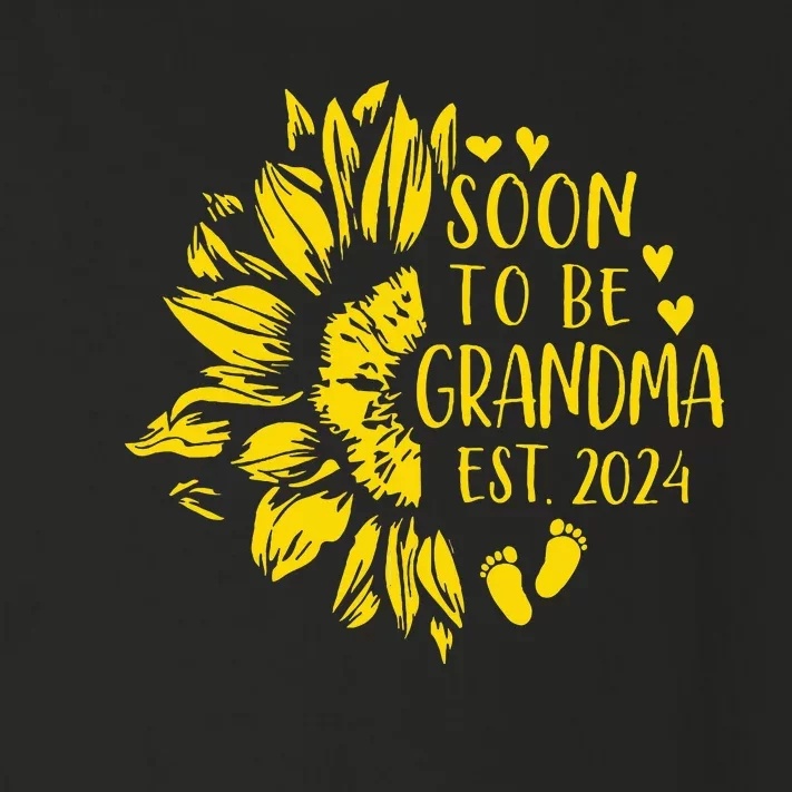 Soon To Be Grandma Est 2024 Pregnancy Announcement Toddler Long Sleeve Shirt