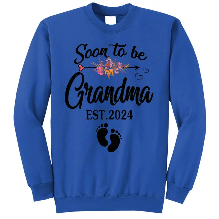 Soon To Be Grandma 2024 Mothers Day For New Grandma Tall Sweatshirt