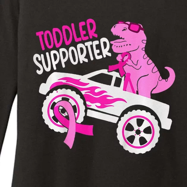 Supporter Trex Breast Cancer Awareness Womens CVC Long Sleeve Shirt