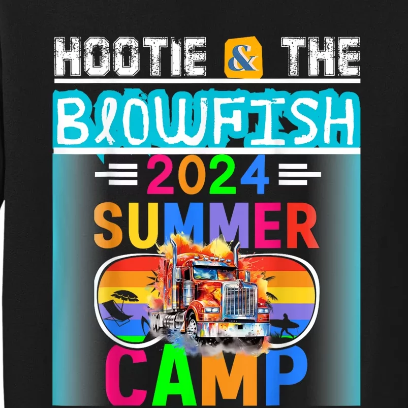 Small & The Blowfish Summer Camp With Trucks Tall Sweatshirt