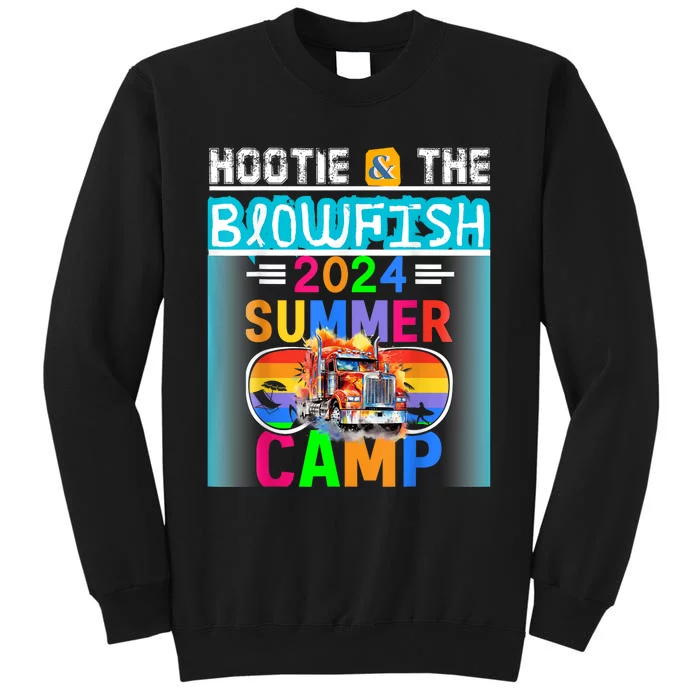 Small & The Blowfish Summer Camp With Trucks Tall Sweatshirt