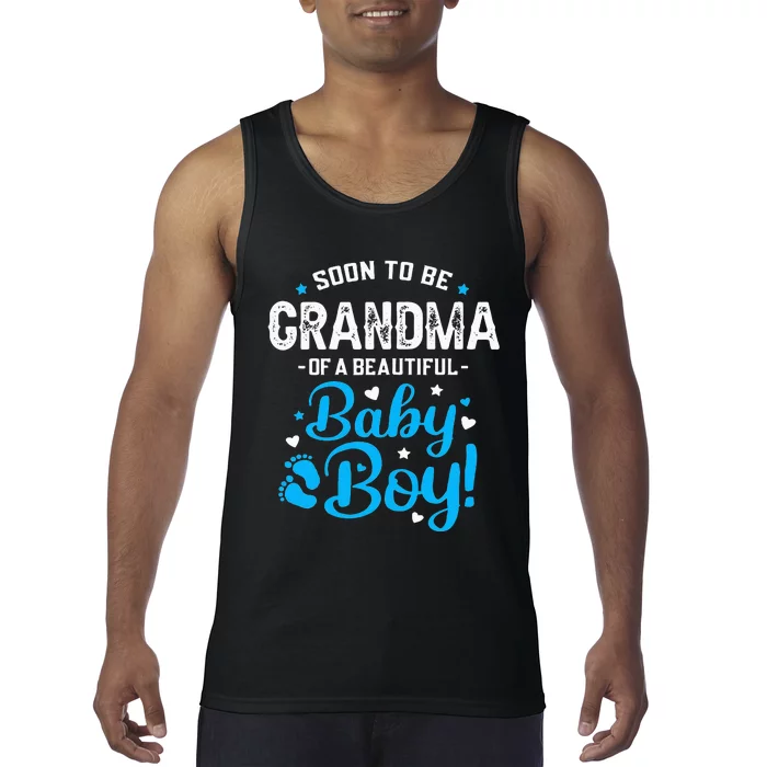 Soon To Be Grandma Of A Baby Promoted to Grandma Tank Top