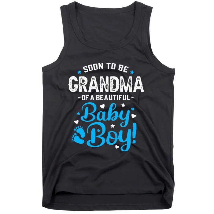 Soon To Be Grandma Of A Baby Promoted to Grandma Tank Top