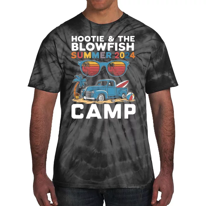 Small The Blowfish Summer 2024 Camping With Trucks Tie-Dye T-Shirt