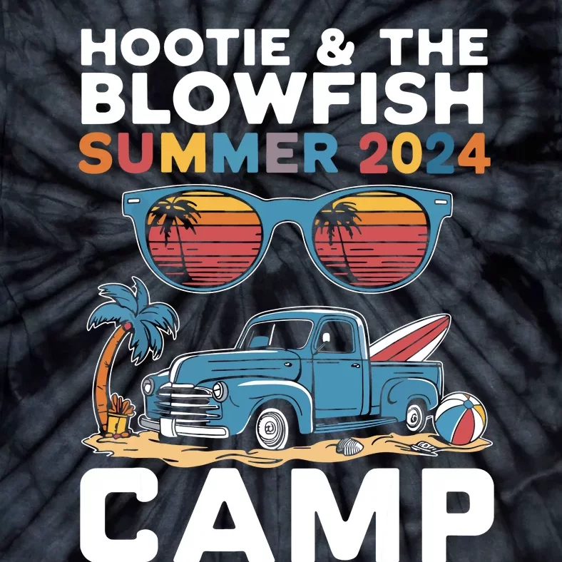 Small The Blowfish Summer 2024 Camping With Trucks Tie-Dye T-Shirt