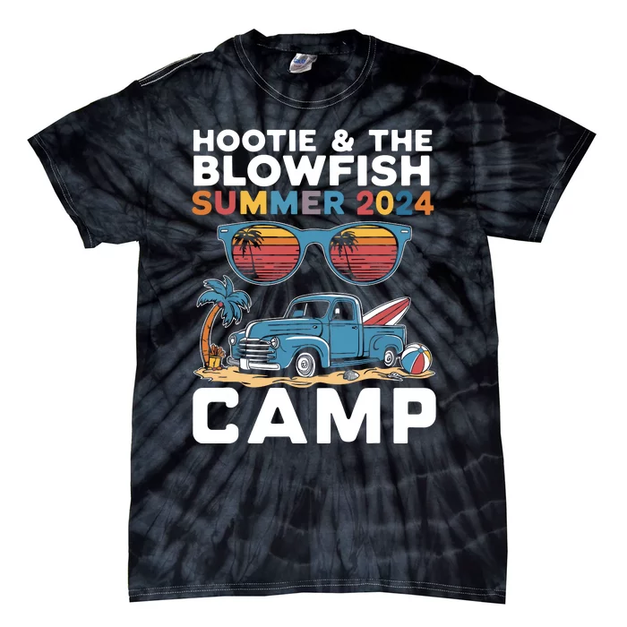 Small The Blowfish Summer 2024 Camping With Trucks Tie-Dye T-Shirt